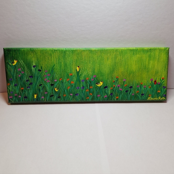 "In Bloom" Hand-painted Canvas - Picture 14 of 14
